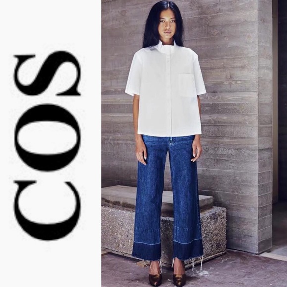 cos barrel leg jeans